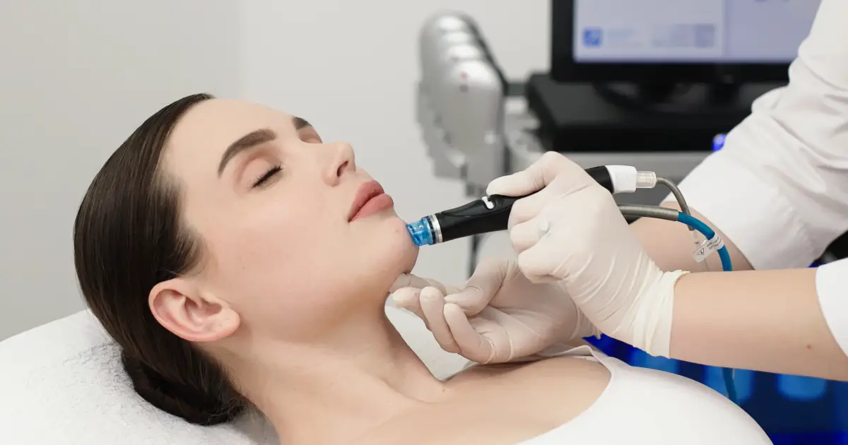 HydraFacial facial treatment for deep cleansing and skin hydration